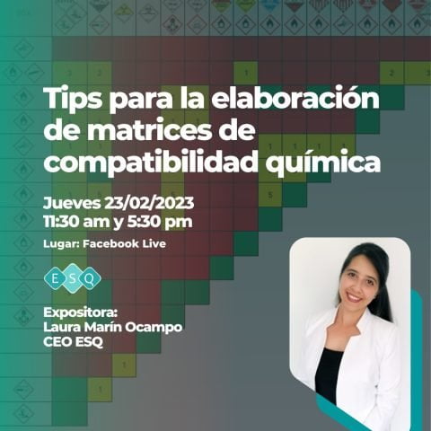 Tips para la elaboración de matrices de compatibilidad química