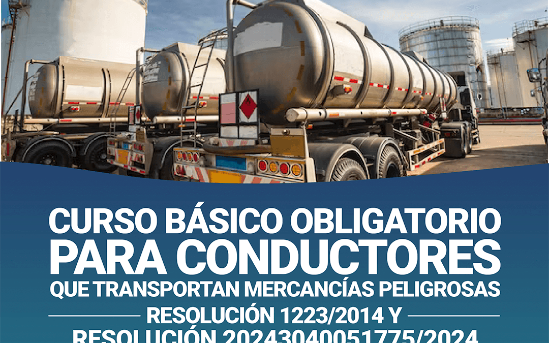Curso para conductores de Transporte de mercancías peligrosas – primera vez